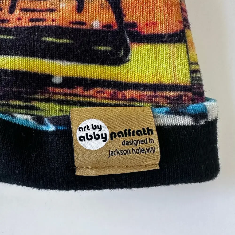 Art By Abby Pathrath Jackson Hole Lined Beanie